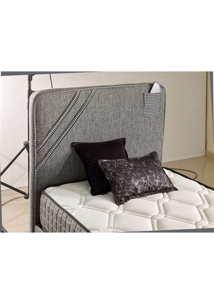 Joy Set Tek Kişilik Yatak Seti 90 x 190 Başlık + Sandıklı Baza+ Ortopedik Yatak modelleri