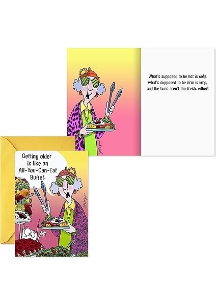 Maxine Komik Doğum Günü Kartı Çeşitleri (Zarflı 5 Kart) fırsatları