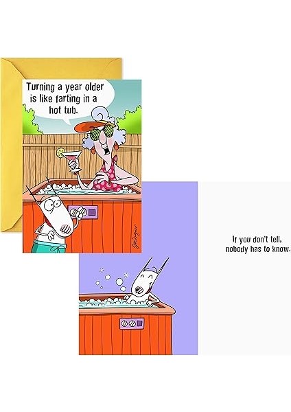 Maxine Komik Doğum Günü Kartı Çeşitleri (Zarflı 5 Kart) indirimleri