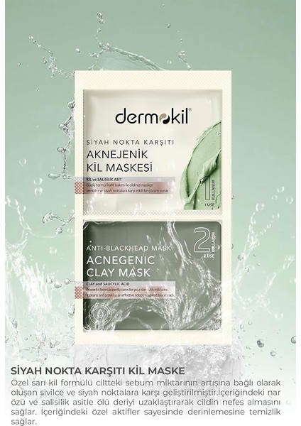 Siyah Nokta Karşıtı Kil Maske 2x7.5 ml modelleri