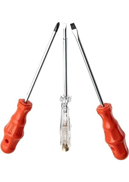 Tornavida Seti 3'lü No:4 Yıldız+Düz+Kontrol Kalemi fiyatları