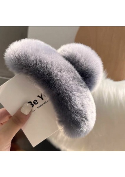 Hakiki Su Samuru Tavşan Saç Saç Kavrama Klip Kıdemli Işık Duygusu Lüks Net Kırmızı Saç Tokası Kadın Başın Arkası Yeni High-End Köpekbalığı Klip Yüksek At Kuyruğu (Yurt Dışından) fırsatları