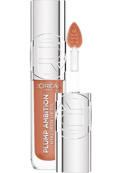Paris Plump Ambition Hyaluron Lip Oil Besleyici ve Nemlendirici Dudak Parlatıcısı - 641 Latte Glace