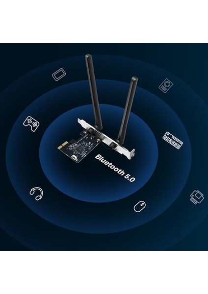 MA30E, AC1200MBPS Ikisi Bir Arada Wi-Fi 5 & Bluetooth 5.0 Pcıe Ağ Kartı fırsatları