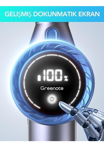 GSC60 Akülü Elektrikli Süpürge 33KPA, 10'u 1 Arada Çok Aksesuarlı Süpürge, 40 Dakikaya Kadar Çalışma Süresi, Kontrol Ekranlı Ekran,yatak Fırçası Ile, Esnek Uzatma Hortumu, Büyük Toz Haznesi fırsatları