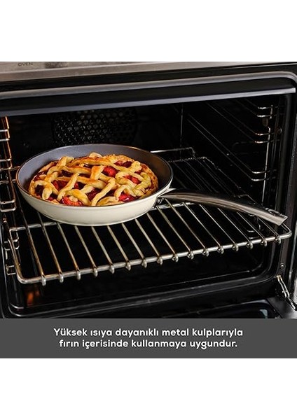 x Refika Birgül Swiss Crystal Creamy Metal 6 Parça Sahan Set Krem indirimleri