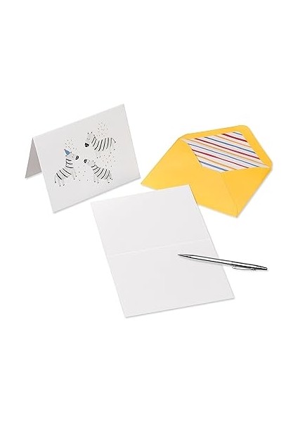 Boş Doğum Günü Kartları, Parti Hayvanı (20 Adet) fırsatları