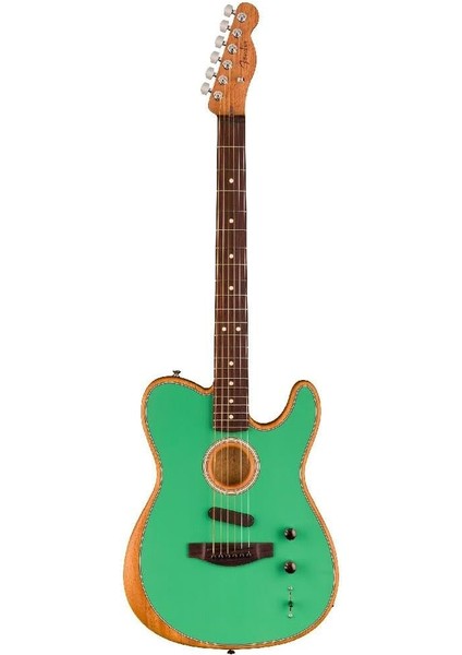 Limited Edition Acoustasonic Player Telecaster Sea Foam Green Elektro Akustik Gitar