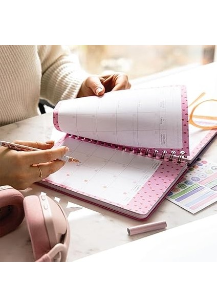 Spiralli Süresiz Renkli Planlayıcı Ajanda Motivasyon Sayfalı Galaksi fiyatları