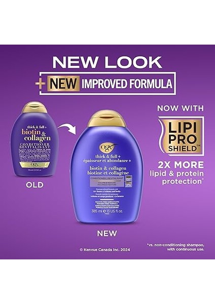 Dolgunlaştırıcı Biotin & Kolajen Saç Bakım Kremi Yeni Ph Dengeli Formül 385ML fırsatları