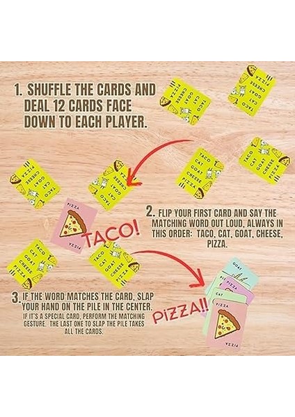 Orange | Taco Kedi Keçi Peynirli Pizza | Kart Oyunu | Yaş 8+ | 2-8 Oyuncu | 10-30 Dakika Oynama Süresi fırsatları