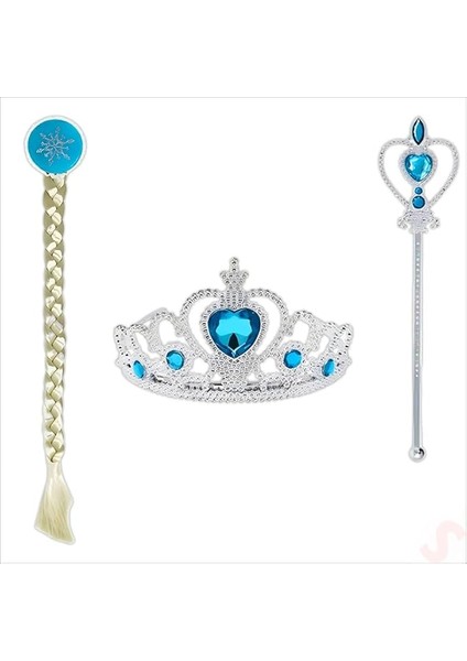 Bebek ve Parti Frozen Asa, Taç Saç Seti