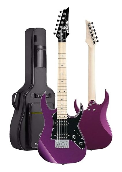 DE-150PU-35AMP Maple Klavye Hh Yüksek Kaliteli 35W Amfili Elektro Gitar Seti modelleri