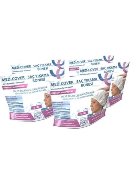 Saç Yıkama Bonesi 6'lı modelleri