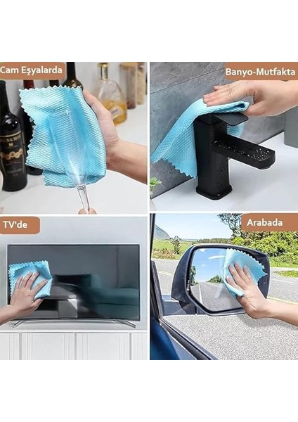 Temizlik Bezi Oto Araba Cam ve Nano Teknoloji Microfiber Bez Araç Temizleme (Mavi) modelleri