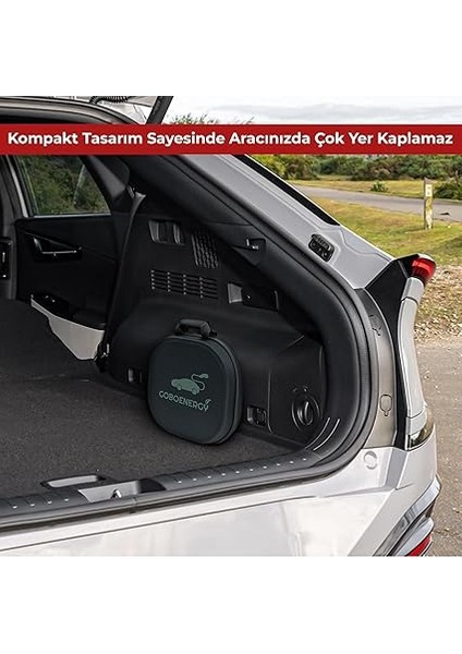 Elektrikli Araç Şarj Çantası | Kablo Çantası | Akü Takviye Kablosu Çantası | Araç Için Toparlayıcı Kablo ve Hortum Çantası fırsatları