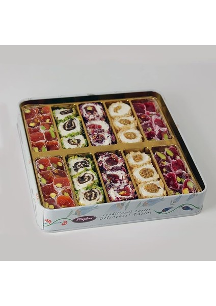 Kuruyemiş Laleli Kutuda Karışık Lokum 500 gr modelleri