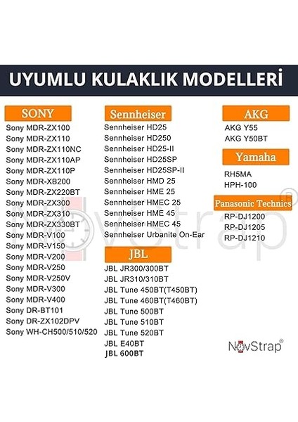 Jbl ile Uyumlu Kulaklık Pedi Süngeri Tune T500BT 510BT 520BT T560BT 570BT T600 T450 460 JR300 310 Lacivert fiyatları