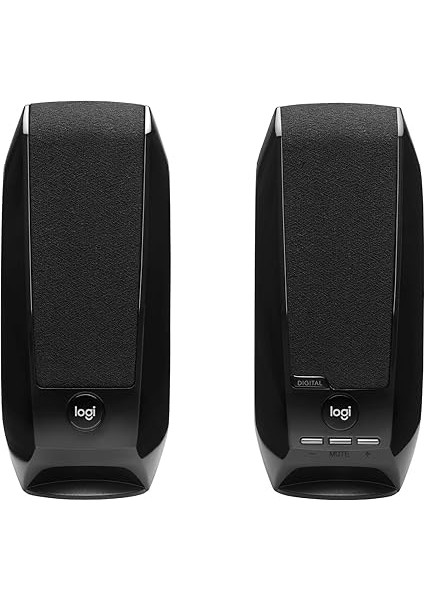 S150 USB Stereo Hoparlör, 2.0, Ince ve Hafif Tasarım, Kompakt ve Taşınabilir, Kolay Ses Kontrolleri, LED Işıklı Gösterge, Sessize Alma Tuşu, 2 W, Siyah modelleri