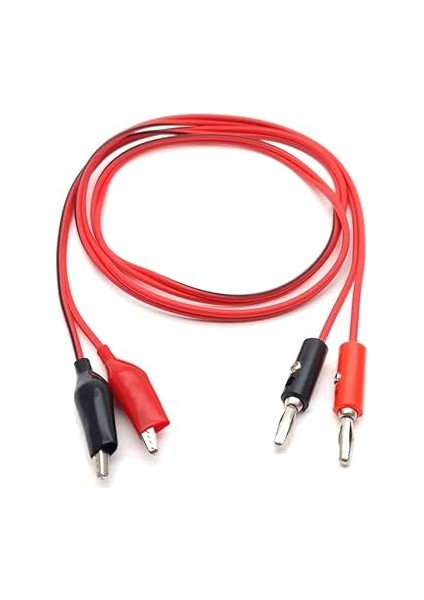 Banana Kablo Çifti Güç Kaynağı Multimetre Voltmetre Osiloskop Elektrik Test Ölçme Kablosu Prob