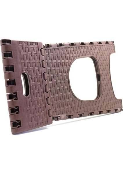 Büyük Boy Koyu Kahverengi Katlanabilir Plastik Tabure Oturak indirimleri