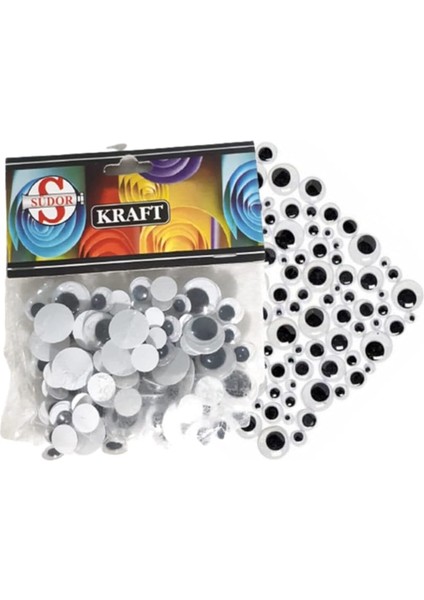 Oynar Göz 2'li Paket, Siyah ve Renkli, Karışık Ebatlarda modelleri