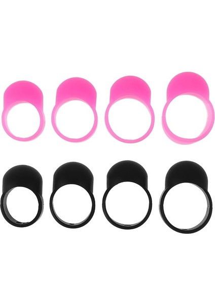 8pcs Silikon Drambalık Tipleri Set Set Set Parmak Elde Dil ve Lotus Handpan Için Drumstick