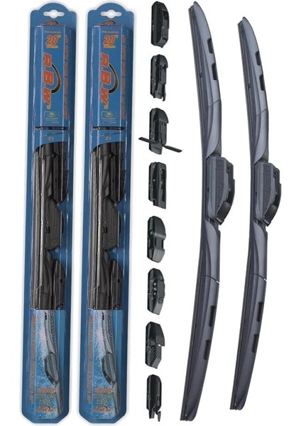 Hibrit Ön Silecek Takımı Volkswagen Tiguan 2016-2021 ile Uyumlu