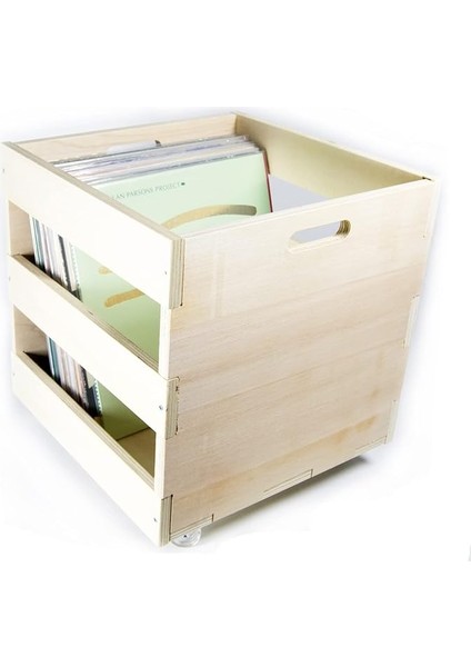 Sesler Ahşap Plak Kasası 12" Küp