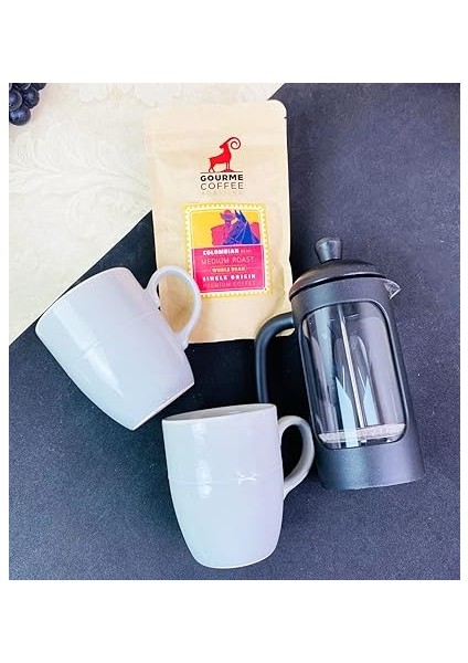 Filtre Kahve French Press ve 2'li Bulut Kupa Set fiyatları