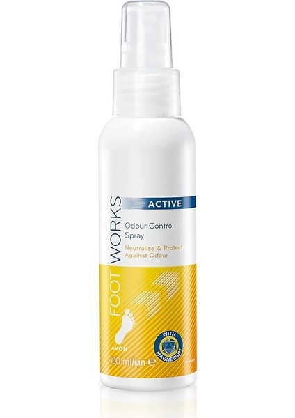 Foot Works Active Ayak Koku Kontrol Spreyi 100 Ml.
