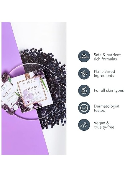 Ufo™ Mask Acai Berry Pürüzsüzleştirici (6'lı) Aktif Maske (1 x 6 Adet) indirimleri
