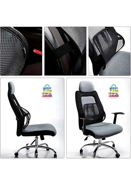 Ortopedik Sırt ve Bel Destek Minderi – Fileli Terletmeyen Ayarlanabilir Sırt Dayama Filesi | Ofis, Araba ve Ev Koltuğu Için Ergonomik Bel Desteği indirimleri