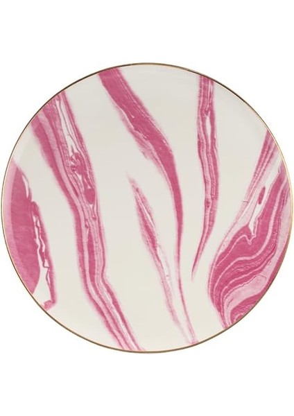 04ALM002903 Exotic Desen 6 Düz Tabak 27 Cm, Porselen