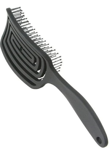 Of Myth - LOM1271 Üç Boyutlu Esnek Saç Açma ve Tarama Fırçası, Flexible Pro Brush (Siyah) fırsatları