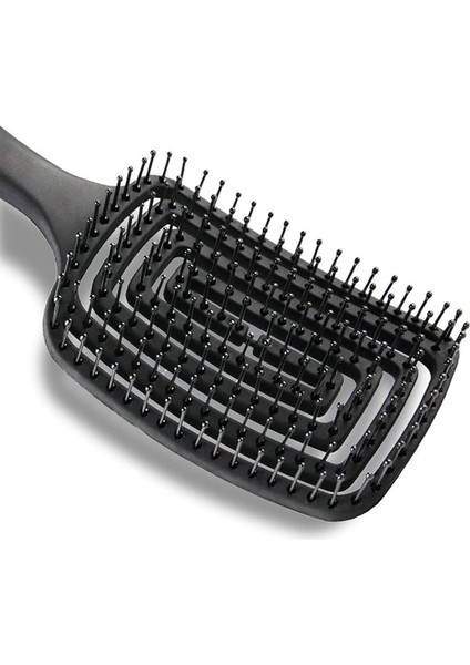 Of Myth - LOM1271 Üç Boyutlu Esnek Saç Açma ve Tarama Fırçası, Flexible Pro Brush (Siyah) indirimleri