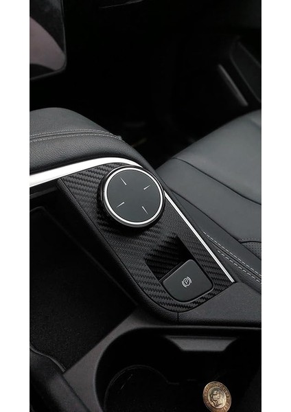 Design Togg T10X ile Uyumlu Iç Trim Folyo Kaplama Set, Mat Karbon Siyah Meridian Ses Sistemli Araçlar Için