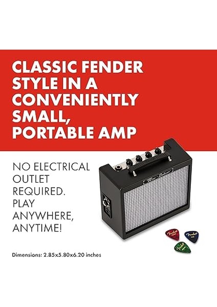 MD20 Mini Deluxe Gitar Amfisi, Mini 1 W Amplifikatör, Elektro Gitarlar Için, 9 V modelleri