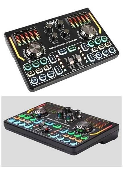 Gmx-1 Titanium Set Efektli Ses Kartı Mikrofon Kulaklık Stand Kayıt Canlı Yayın (Pc ve Telefon) modelleri