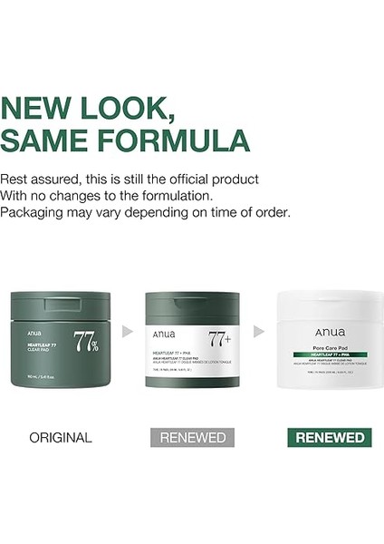 Heartleaf 77 Şeffaf Ped 70 Sayfa, Pha Ölü Cilt Bakımı Düşük Ph Günlük Toner Pedi fiyatları