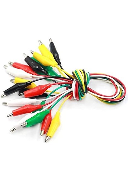 Krokodil Soketli Kablo 50CM Timsah Ağızlı Kıskaç Prototip