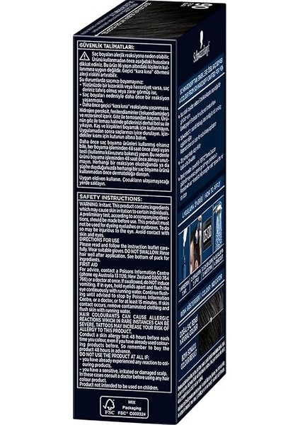 Men Perfect Erkek Saç Boyasi 90 - Siyah indirimleri