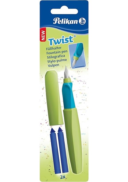 P457 Twist Yeşil Dolma Kalem, M Uç indirimleri