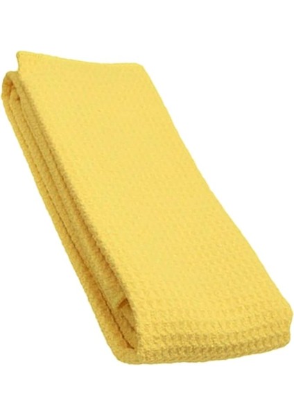 - Kareli Oto Kurulama Havlusu, Waffle Stil Araç Yıkama Bezi, Mikrofiber Araba Havlusu 50X70 cm
