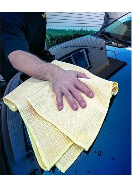 - Kareli Oto Kurulama Havlusu, Waffle Stil Araç Yıkama Bezi, Mikrofiber Araba Havlusu 50X70 cm fiyatları