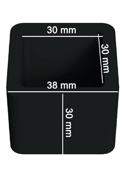 Sandalye Pabucu,masa,koltuk,tabure Ayak Kılıfı 8 Adet (30X30 Kare) modelleri