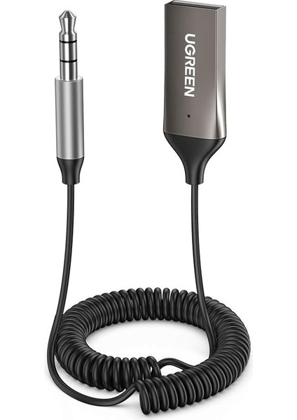 Mikrofonlu 3.5 mm Aux Bluetooth 5.3 Alıcı Adaptör Araç Kiti