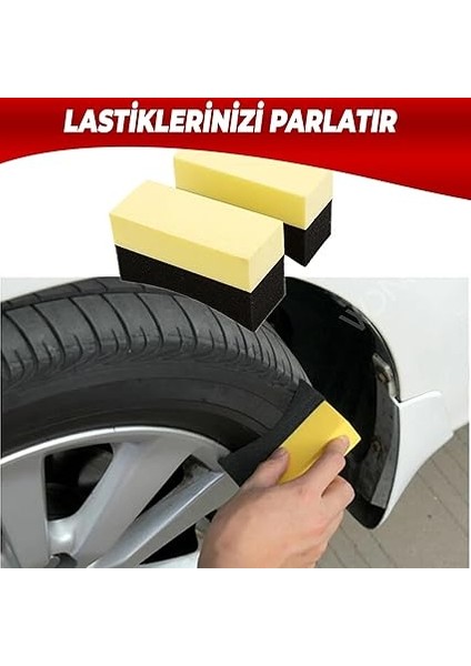 - Oto Lastik Parlatıcı Sünger 2'li Paket, U Şeklinde Eğimli Araba Lastiği Parlatıcı Sünger, Araç Lastik ve Plastik Parlatma Uygulama Süngeri fiyatları