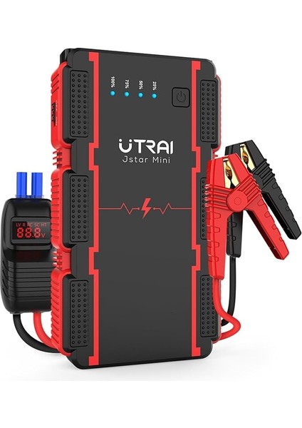 Jstar Mini 13000MAH 1000A Jump Starter Taşınabilir Akü Takviye Cihazı ( Powerbank + LED Lamba)