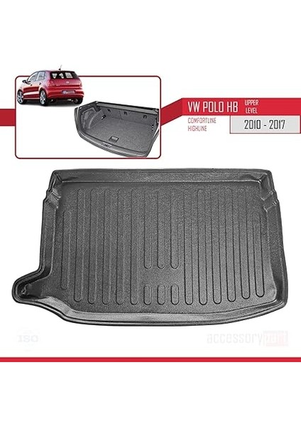 Volkswagen Polo (Cline-Hline) 2010-2017 Arası Üst Kademe Bagaj Havuzu Siyah modelleri